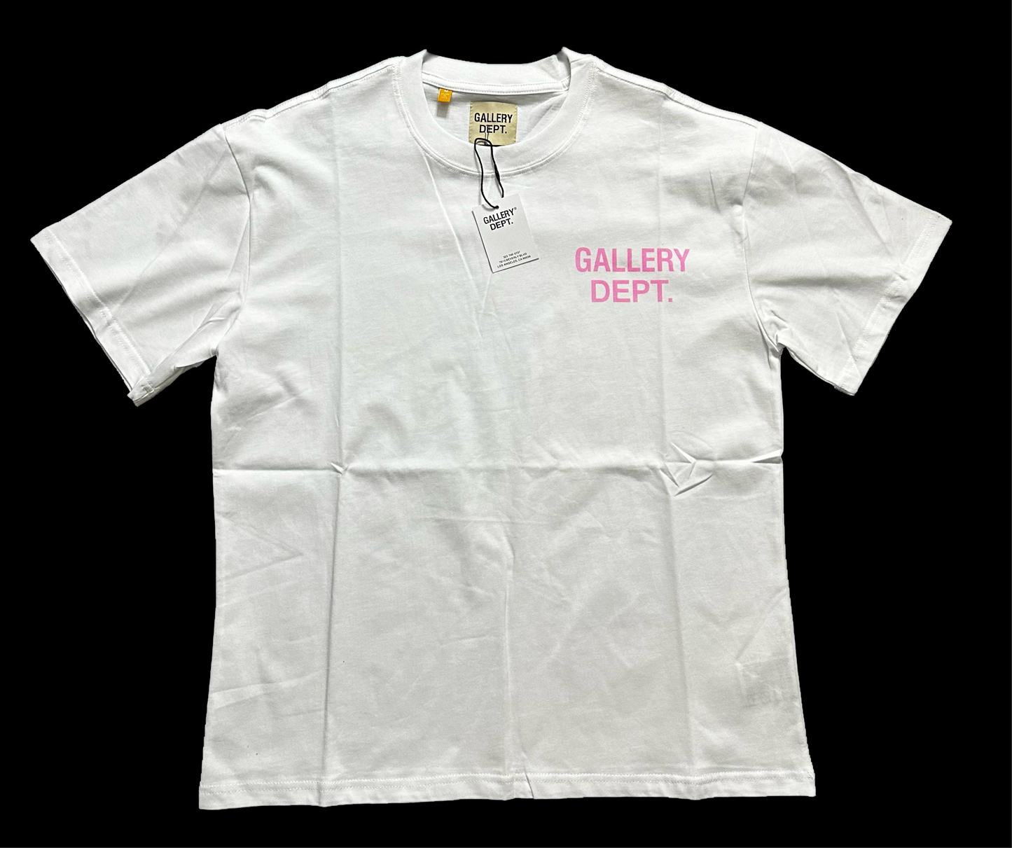 GALLERY DEPT SOUVENIR T-SHIRT (WHITE/PINK)