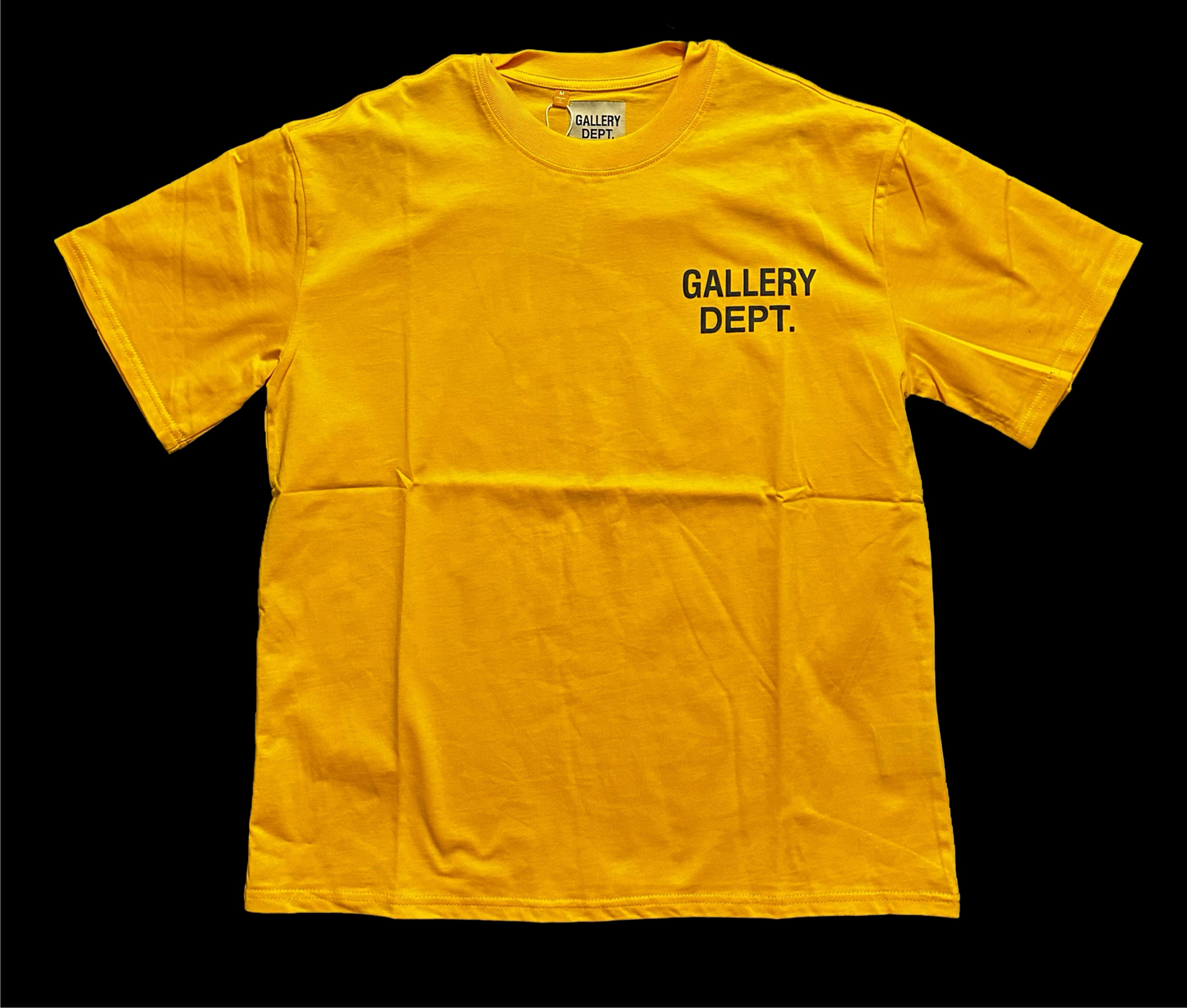 GALLERY DEPT VINTAGE SOUVENIR T-SHIRT (YELLOW/BLACK)