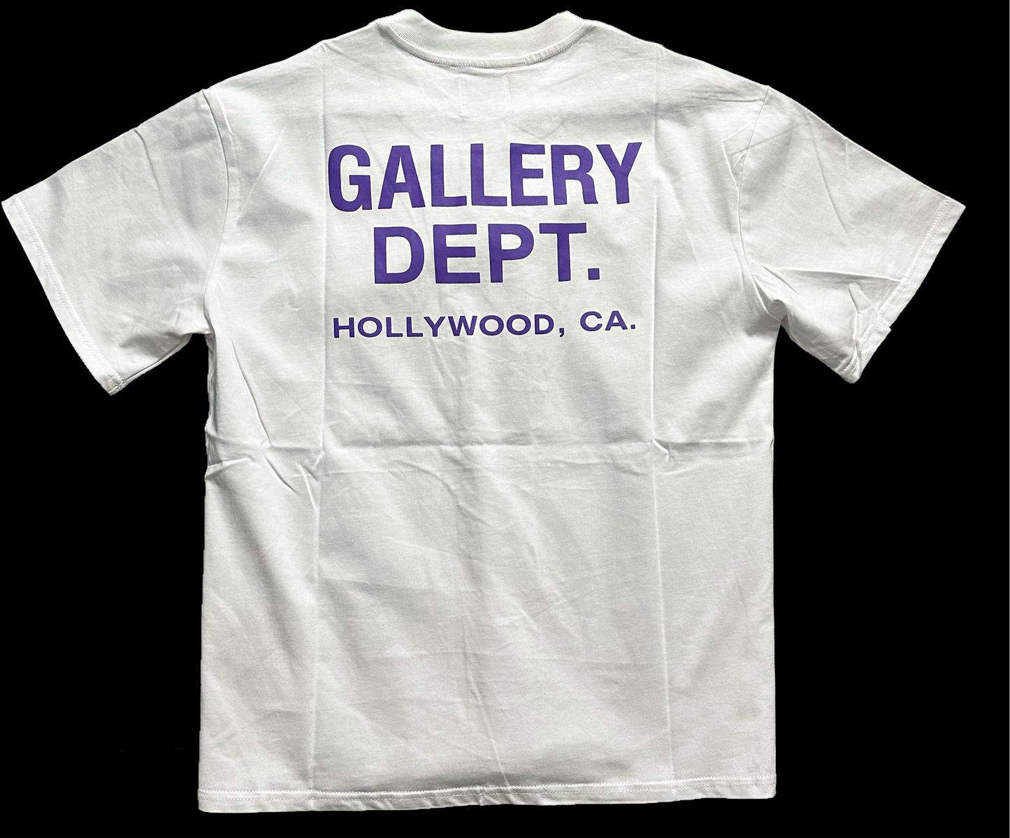 GALLERY DEPT SOUVENIR T-SHIRT (WHITE/PURPLE)