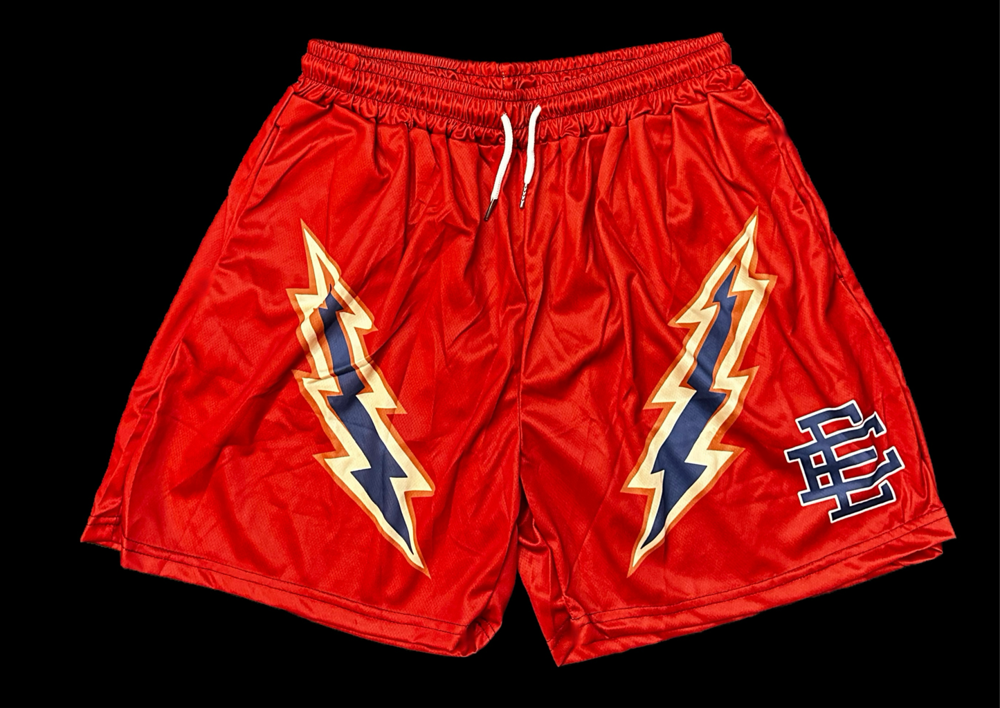 ERIC EMANUEL EE BASIC SHORTS (EE BOLT RED)